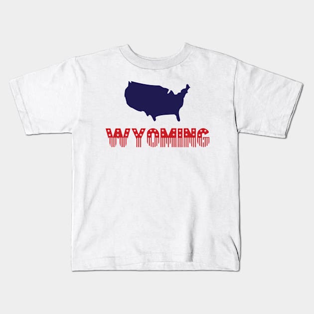 4th of july Kids T-Shirt by Pinkfeathers